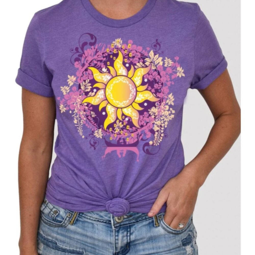Shop LBV Rapunzel Tangled Lanterns Disney Bound T-Shirt - Size S - Picture 5 of 5